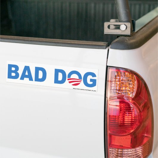 Bad Dog Bumpersticker (Op Truck)