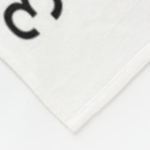 BAD DOG FLEECE DEKEN (Hoek)