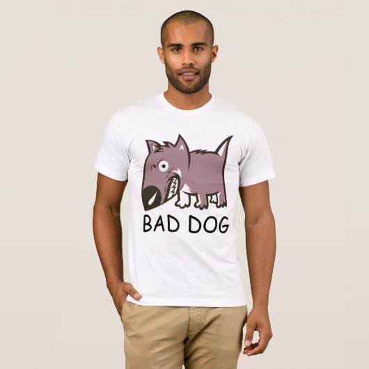 BAD DOG Grappige t-shirts (Voorkant volledig)