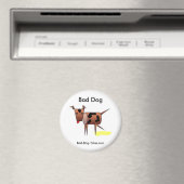 Bad Dog magnetische knop Magneet (Insitu (Vaatwasser))