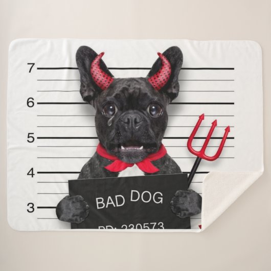 BAD DOG SHERPA DEKEN (Voorkant (horizontaal))