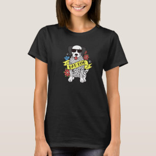 Bad Dog Tattoo Dalmatische Hond T-shirt