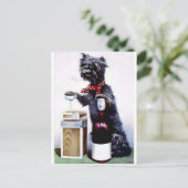 Bad Dog Vintage poster Briefkaart (Staand voorkant)
