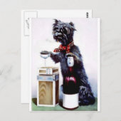 Bad Dog Vintage poster Briefkaart (Voorkant / Achterkant)