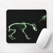 Bad Dog X-ray Skelet in Green Muismat (Met muis)