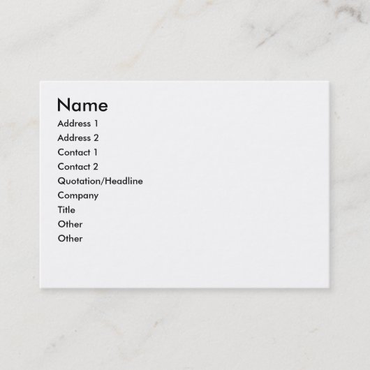 Bad Dog X-ray Skelet in Green Visitekaartje (Voorkant)