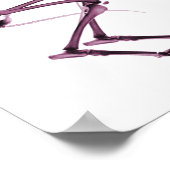 Bad Dog Xray Skeleton White Pink Poster (Hoek)