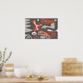 Bad Dreams Abstract Art Print (Keuken)