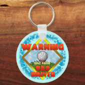Bad Driver Golf Sleutelhanger (Voorkant)