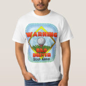 Bad Driver Golf T-shirt (Voorkant)
