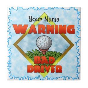 Bad Driver Golf Tegeltje