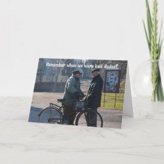 BAD DUDES BIRTHDAY CARD FOR HIM BEDANKKAART