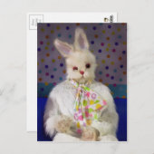 Bad Easter Bunny Briefkaart (Voorkant / Achterkant)
