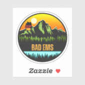 Bad Ems, Duitsland Sticker (Vel)