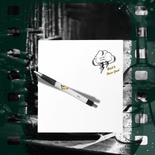 Bad en Boo-jee "Ik ben het Storm" Gothic Notitieblok