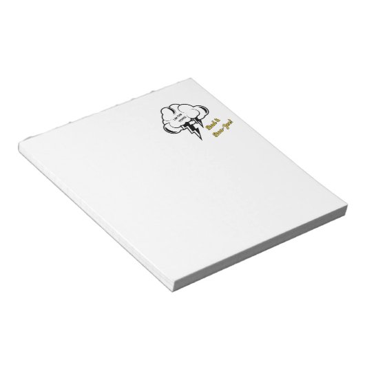 Bad en Boo-jee "Ik ben het Storm" Gothic Notitieblok (Schuin)