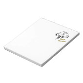 Bad en Boo-jee "Ik ben het Storm" Gothic Notitieblok (Linkerzijde)