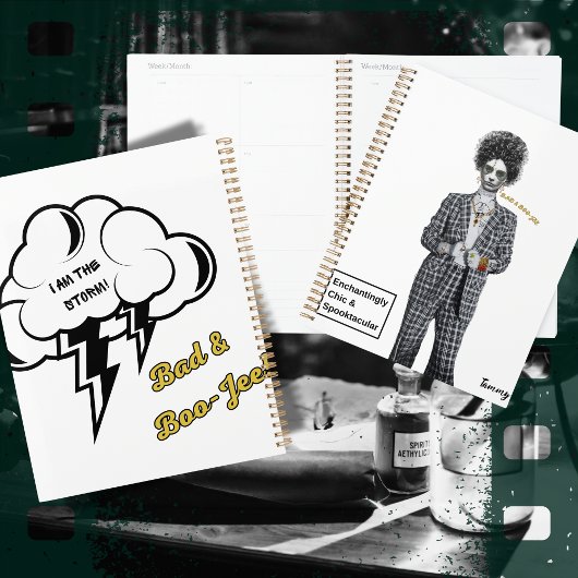 Bad en Boo-jee "Ik ben het Storm" Gothic Planner