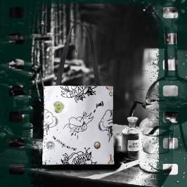 Bad en Boo-jee "Ik ben het Storm" Gothic Tote Bag