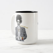 Bad en Boo-jee Tweekleurige Koffiemok (Voorkant links)