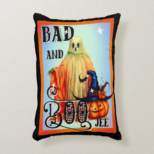 Bad en Boojee _ Halloween Ghost Accent Kussen