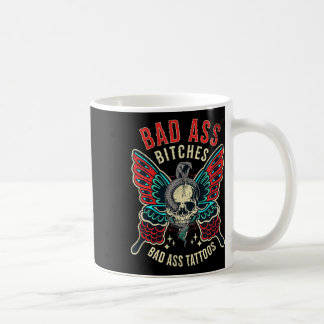 Bad Es getatoeëerde vrouwen Empowered Retro Tattoo Koffiemok