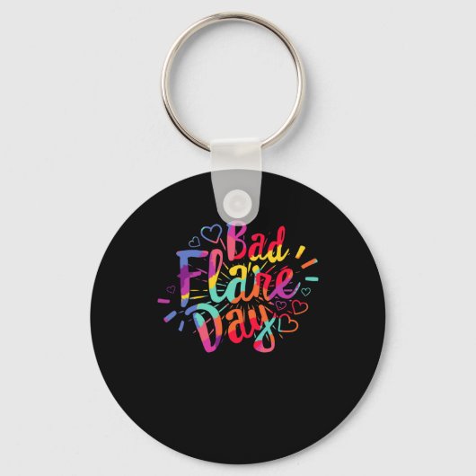 Bad Flare Day Complex Regional Pain Syndrome Aware Sleutelhanger (Voorkant)