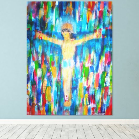 BAD FRIDAY CANVAS AFDRUK (Insitu (Houten vloer))