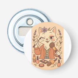 Bad Fur Day - Makeup Edition Button Flesopener