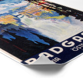 Bad Gastein Austria Vintage Travel Poster (Hoek)