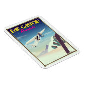 Bad Gastein Oostenrijk Snowboarden poster Magneet (Rechterzijde)
