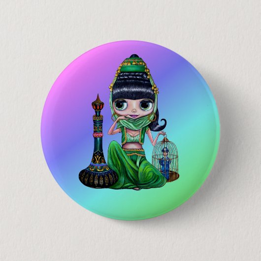 Bad Genie Rainbow Button (Voorkant)