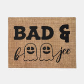 Bad-Ghost-Boujee Herfst Halloween Welcome Deurmat (Voorkant)