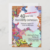 Bad Girl 40th Verjaardagsfoto voor vrouwen Kaart (Achterkant)