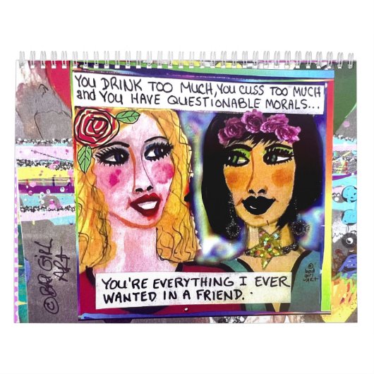 Bad Girl Art-kalender Kalender (Hoes)