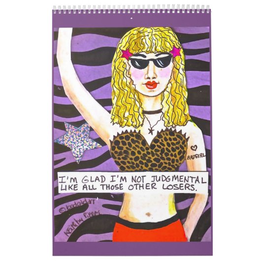 Bad Girl Art-kalender Kalender (Hoes)