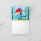 BAD GIRL ART MERMAID NOTECARD KAART (Binnen)