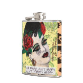 BAD GIRL FLASK-Als mama niet blij is Heupfles (Links)
