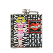 BAD GIRL FLASK HEUPFLES (Achterkant)