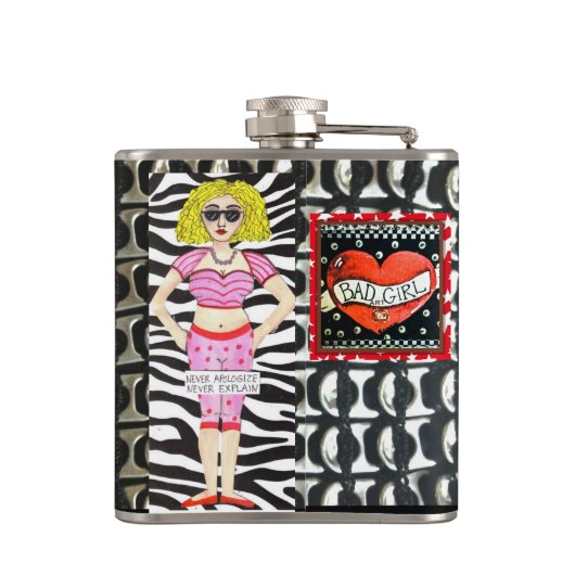 BAD GIRL FLASK HEUPFLES (Achterkant)