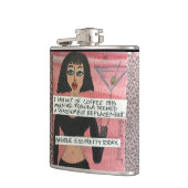 BAD GIRL FLASK-Tequila Heupfles (Links)