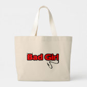 Bad Girl Grote Tote Bag (Achterkant)
