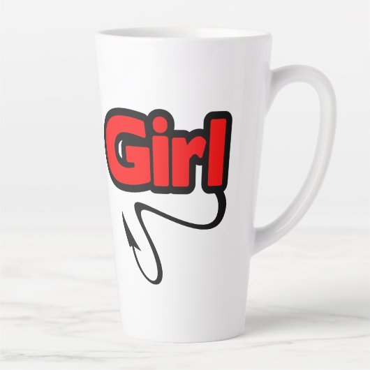 Bad Girl Latte Mok (Rechts)