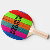 BAD GIRL PING PONG PADDLE TAFELTENNISBATJE (Zijkant)