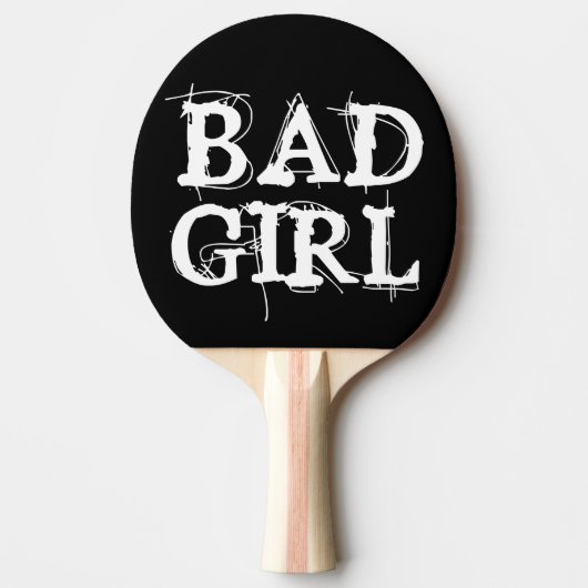BAD GIRL PING PONG PADDLES TAFELTENNISBATJE (Voorkant)