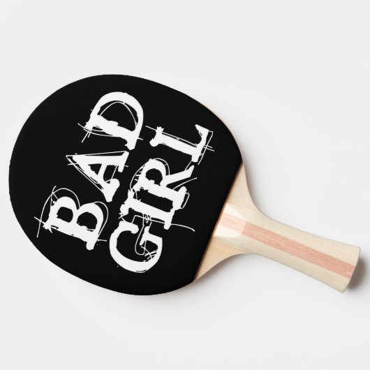 BAD GIRL PING PONG PADDLES TAFELTENNISBATJE (Zijkant)