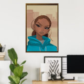 Bad Girl Poster (Thuiskantoor)