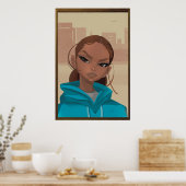 Bad Girl Poster (Keuken)