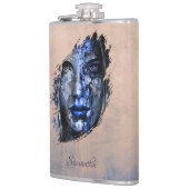 Bad Girl Rustic Jouw naam Heupfles (Links)