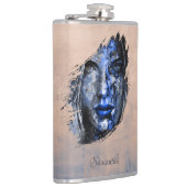 Bad Girl Rustic Jouw naam Heupfles (Rechts)